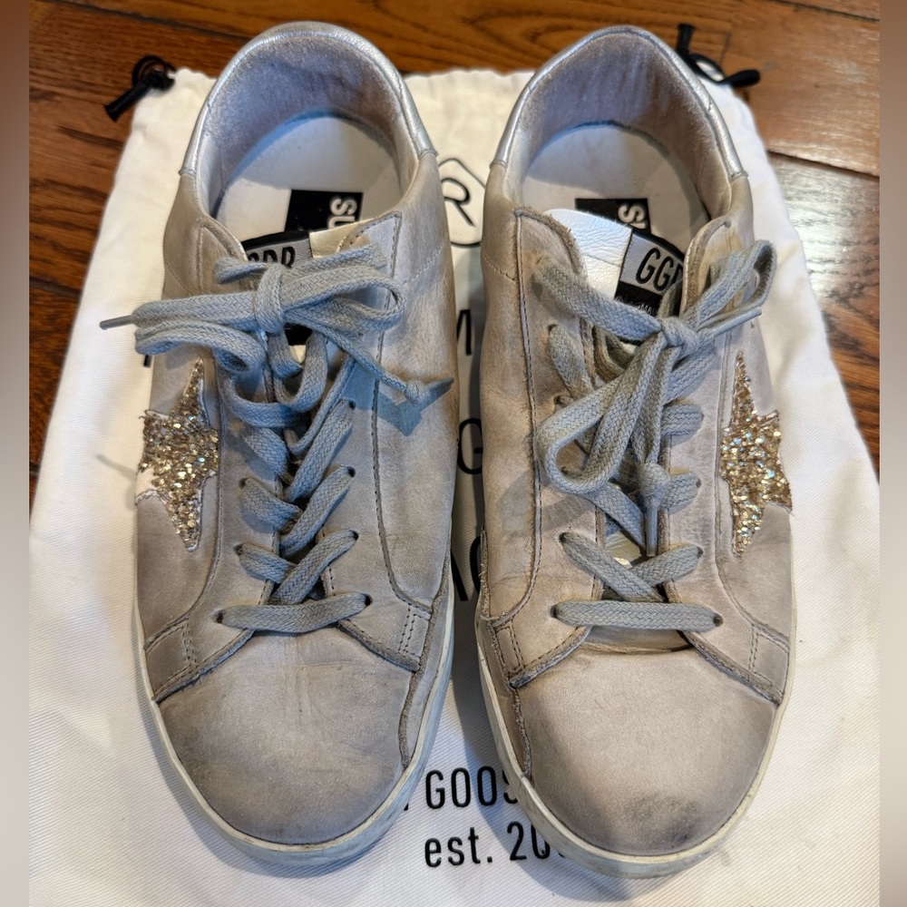 Golden Goose Women's Glitter Star Sneakers